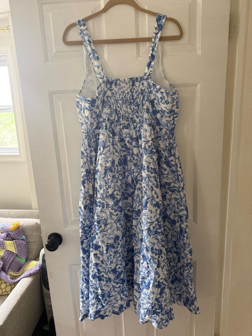 QUINCE 100% European Linen Fit and Flare Midi Dress size Large - Picture 5 of 9